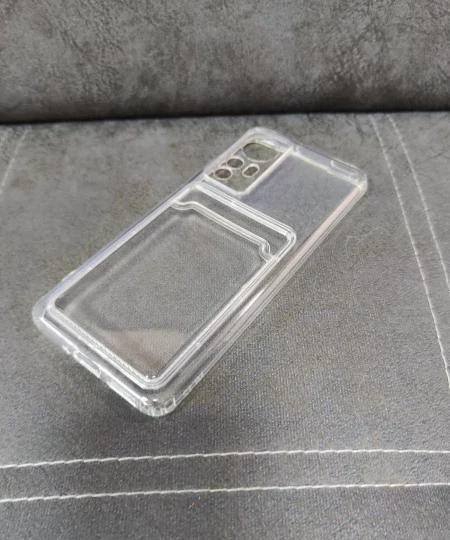 Накладка POKET прозрачная с карманом для Xiaomi 12/12x