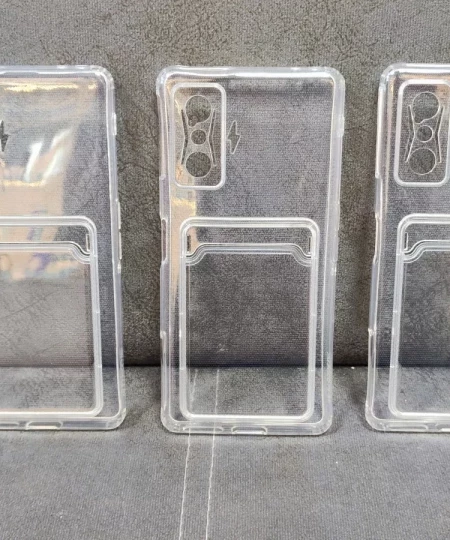 Накладка POKET прозрачная с карманом для Xiaomi Poco F4 Gt