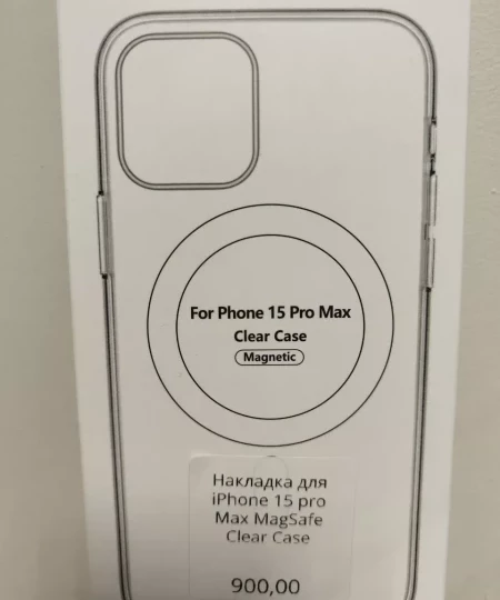 Накладка для iPhone 15 pro Max MagSafe Clear Case