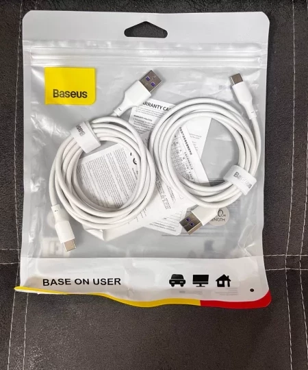 Кабель Baseus Smart Simple Series USB/Type-C ,5А 1,5м 2в1