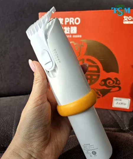 Машинка для стрижки малышей с пылесосом Xiaomi Rushan Zhumengjia Pro Baby Hair Clipper
