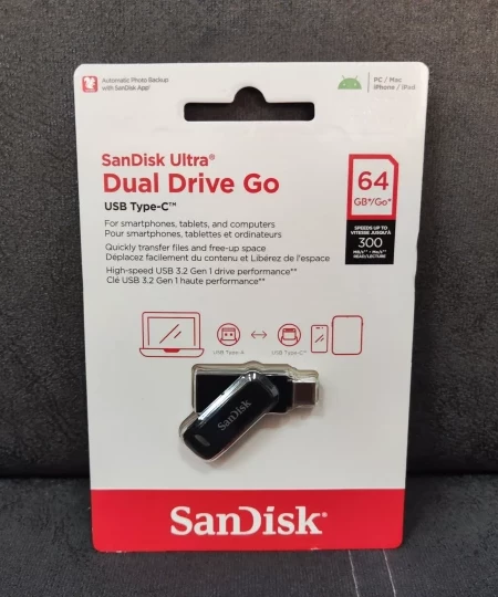 Type-C Флеш накопитель SanDisk Dual Drive Go USB 3.0